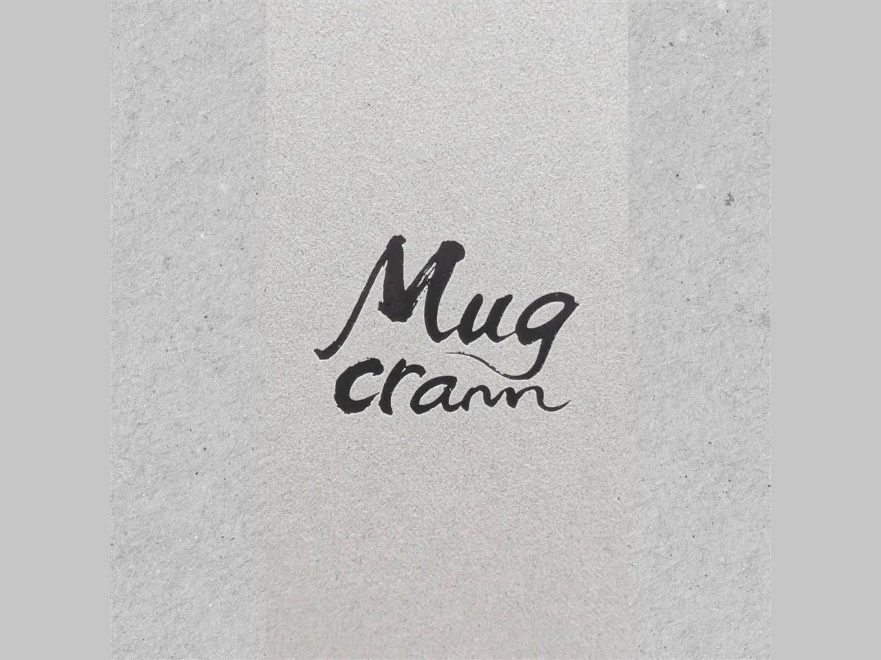 筆文字ロゴ制作実績：Mug crann